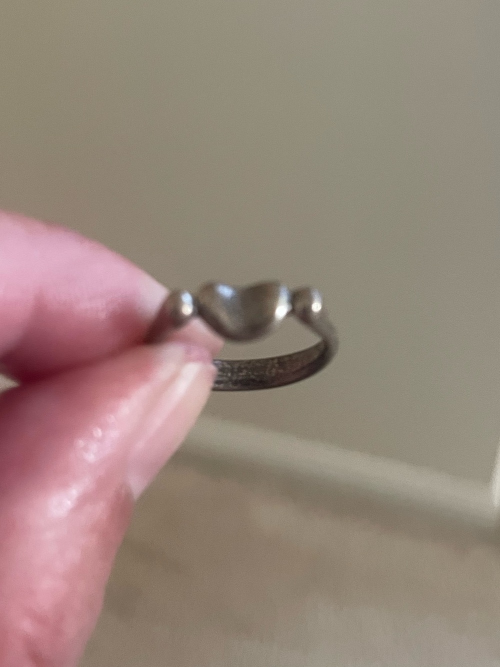 Tiffany & Co. Silver Bean Women's Ring